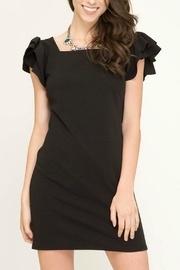  Ruffle-sleeve Bodycon Dress