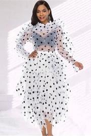  Polka Dot Skirt Set