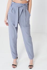  High-waisted Belted Trousers