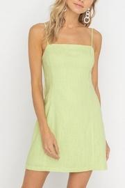  Square-neckline Mini Dress