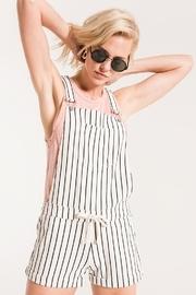  Pinstripe Short Overalls