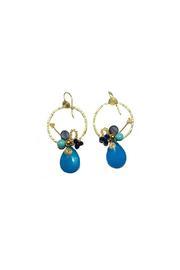  Hooped Teardrop Earring
