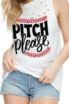  Pitch-please Baseball Tank