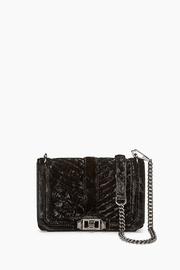  Black Velvet Crossbody Bag