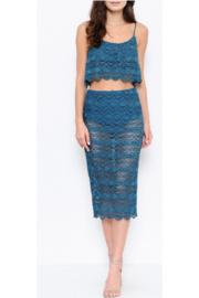  Teal Skirt Set
