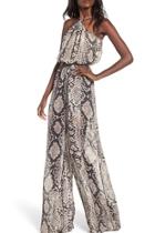  Snake Print Jumpsuit