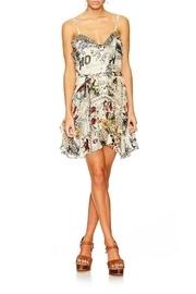  Button Frill Dress