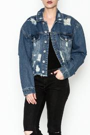 Ripped Denim Jacket