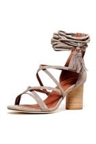  Strappy Taupe Heel