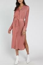  Mauve Shirt Dress