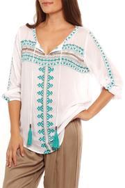  Embroidered Beaded Top