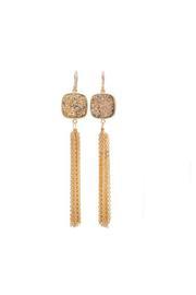  Druzy Tassel Earrings