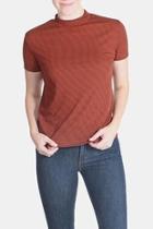  Rust Striped Top