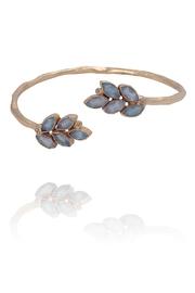  Gemstone Leaves Cuff