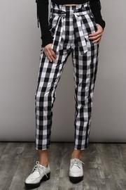  Black Check Pants