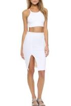  Alexa Slit Skirt