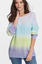  Ombre Shaker Sweater