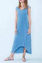  Asymmetrical Wrinkled Dress