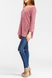  Soft V-neck Tunic