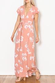  Wrap Floral Maxi Dress