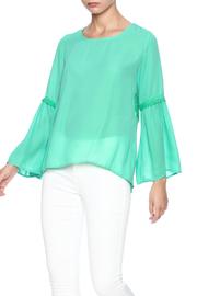  Mint Bell Sleeve Top
