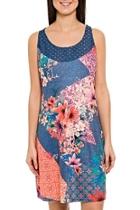  Patch Pattern Dress