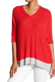  Contrast Hem Sweater