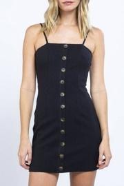  Ribbed Button-down Dress