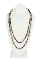  Natural-stone Long-beads-necklace