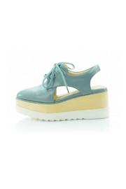  Turquoise Wedge Sneaker