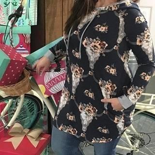  Steer Head Hoodie