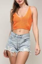  Bright Knit Crop-top