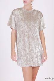  Velvet T-shirt Dress