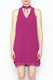  V-neck Tie Dress