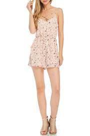  Flirty Pink Floral Romper