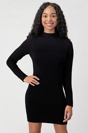  Turtleneck Black Dress