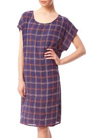  Plaid Shift Dress