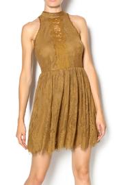  Golden Lace Dress