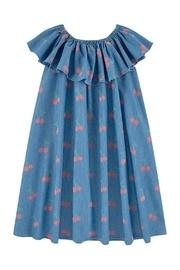  Cherry Chambray Dress