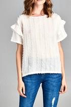  Textured Top Off-white