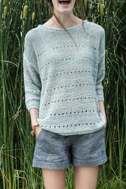  Long Sleeve Striped Sweater