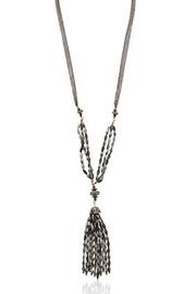  Hematite Tassel Necklace-set