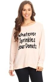  Graphic Sweater 'whatever-sprinkles-your-donut'