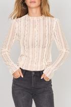  Cream Lace Knit