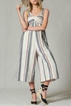  Twist Cropped Jumpsuit