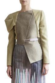  Draped Green Wool Jacket
