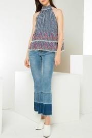  Halter Stripe Top