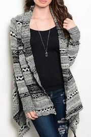  Black Grey Sweater