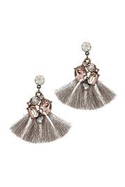  Cristal Tassel Earrings