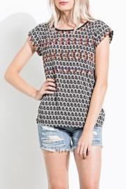  Embroidered Pattern Top
